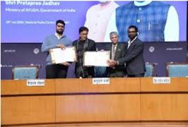 A MoU between Ayush Export Promotion Council (AYUSHEXCIL) and Zepto Limited has been signed by the Ministry of Ayush
